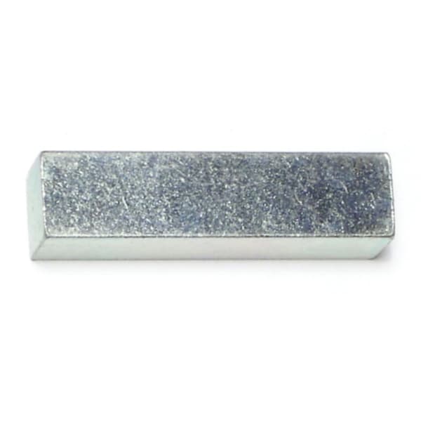 Midwest Fastener Machine Key Machine Key, Square End, Steel, Zinc, 1-1/2 in L, 3/8 in Sq, 6 PK 62633 - main